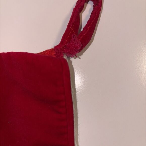 Vtg Christmas Needlepoint Stocking Angel Harp Doves 1991 Imperial Elegance - Picture 5 of 10